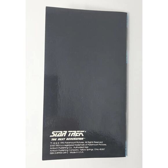 Star Trek Vintage 1991 Locator Log Address Book Next Generation NOS U175 - Picture 4 of 5